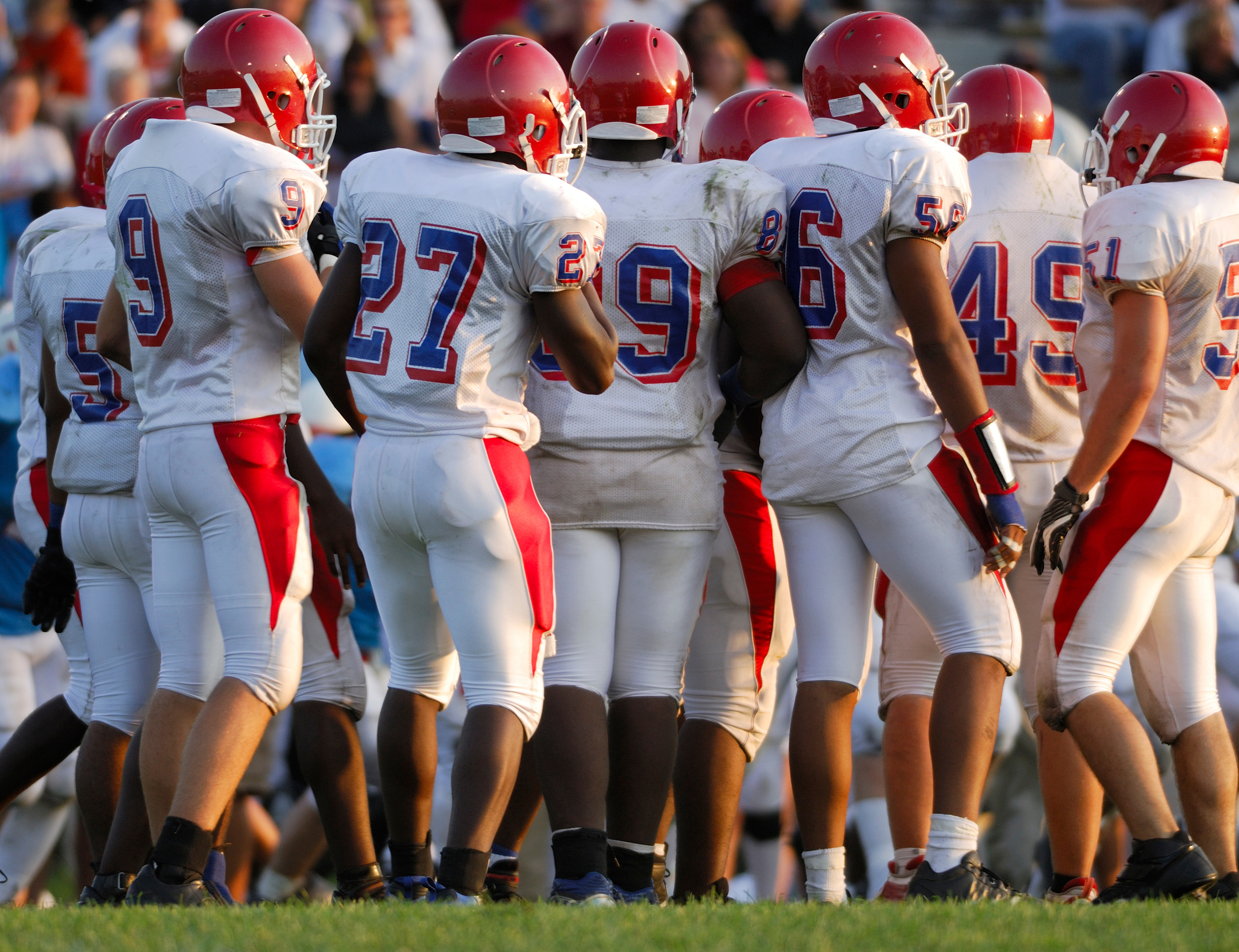 American high school football team
